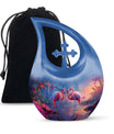 Flamingo Love Cremation Urn for Human Ashes - Cremation Urns For Adult