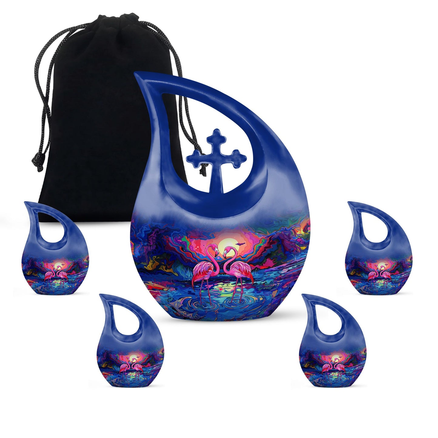 Personalized Bird Cremation Urn for Human Ashes - 10-inch, 200 cu in - Yatskia