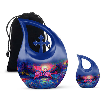 Personalized Bird Cremation Urn for Human Ashes - 10-inch, 200 cu in - Yatskia
