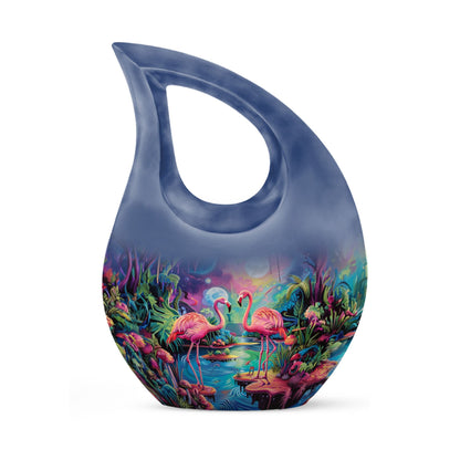 Pink Personalized Bird Cremation Urn for Adult - 10-inch, 200 cu in - Yatskia