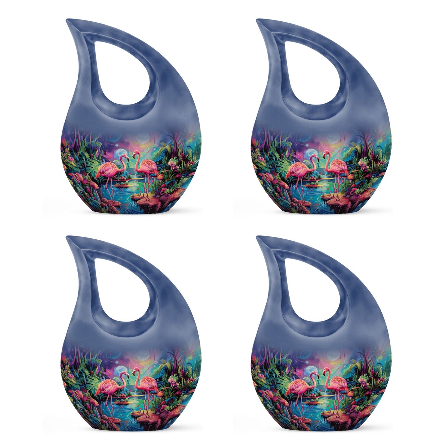 Pink Personalized Bird Cremation Urn for Adult - 10-inch, 200 cu in - Yatskia