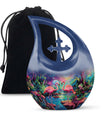 Enchanted Forest Flamingo Urn