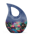 Enchanted Forest Flamingo Urn