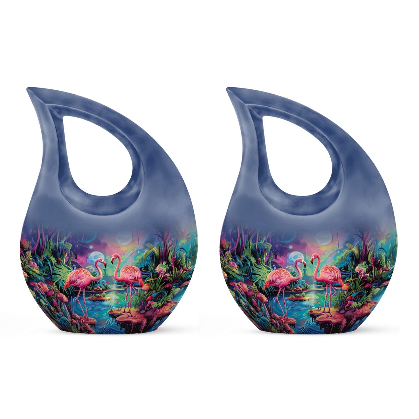 Enchanted Forest Flamingo Urn