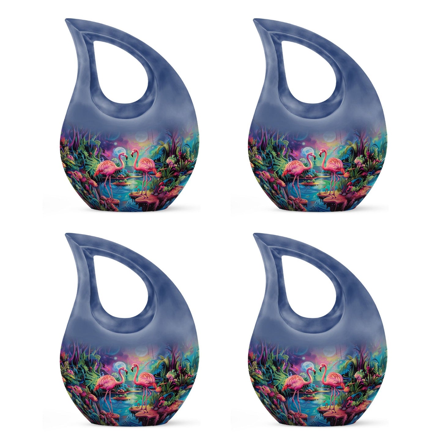 Enchanted Forest Flamingo Urn