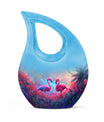 Pink Flamingo Cremation Urn For Human Ashes For Men & Women