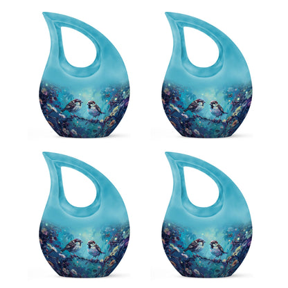 Personalized Bird Cremation Urn for Adults - 10-inch, 200 cu in - Yatskia
