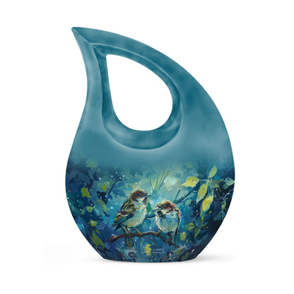 Personalized Bird Cremation Urn for Adults - 10-inch, 200 cu in - Yatskia