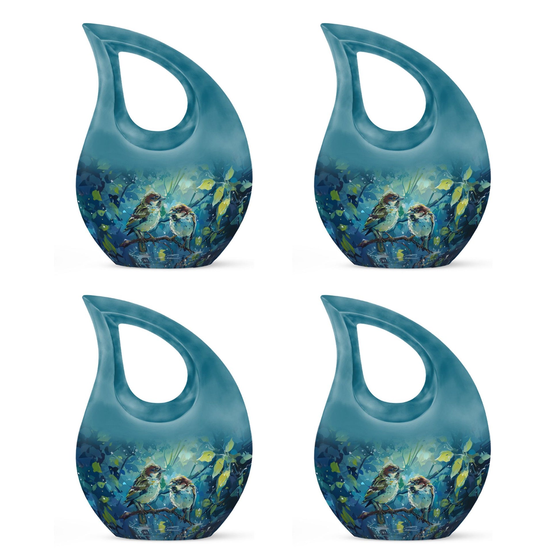 Sparrow Pair Cremation Urn for Human Ashes - Cremation Urns For Adults
