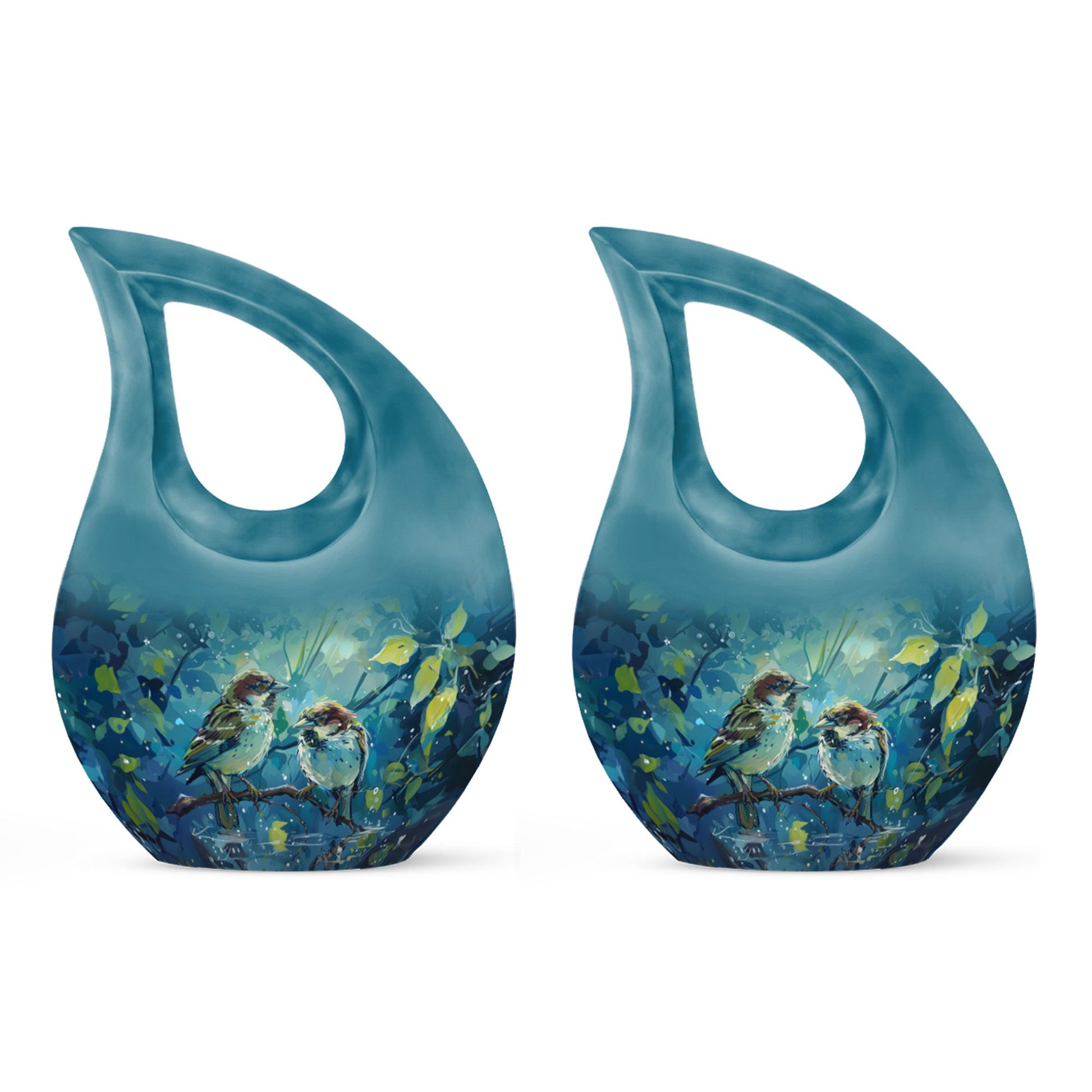 10-inch Rainy Day Sparrow Urn