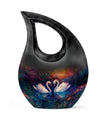 Sunset Swans Harmony Urn, 