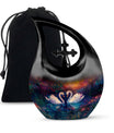 Sunset Swan Cremation Urn for Human Ashes - Urn For Men & Women