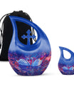 Dual Swan Cremation Urns For Human Ashes - Mini Urn Set For Ashes