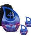 Dual Swan Cremation Urns For Human Ashes - Mini Urn Set For Ashes