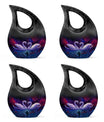 Dual Swan Cremation Urns For Human Ashes - Burial Urns For Adult