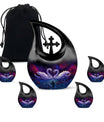 Dual Swan Cremation Urns For Human Ashes - Burial Urns For Adult