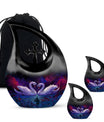 Dual Swan Cremation Urns For Human Ashes - Burial Urns For Adult