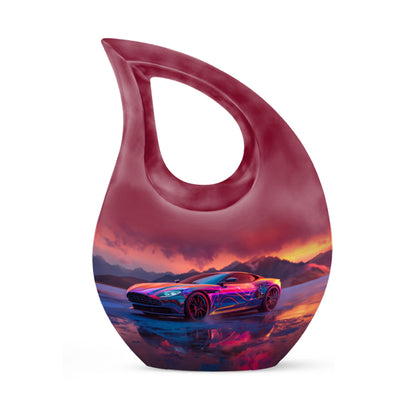 Personalized Car Keepsake Urn for Human Ashes - 10-inch, 200 cu in - Yatskia