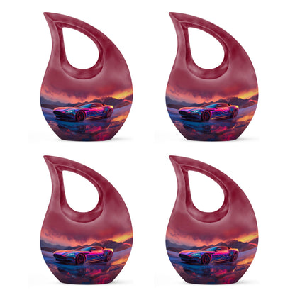 10-inch Neon Sunset Dreamscape Urn 