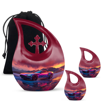 10-inch Neon Sunset Dreamscape Urn 