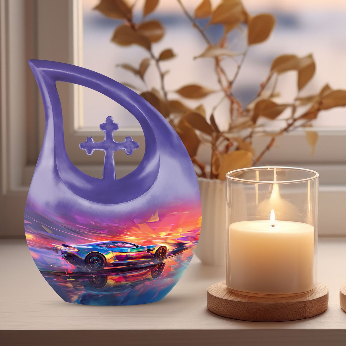 10 Inch Chromatic Speed Mirage Urn 