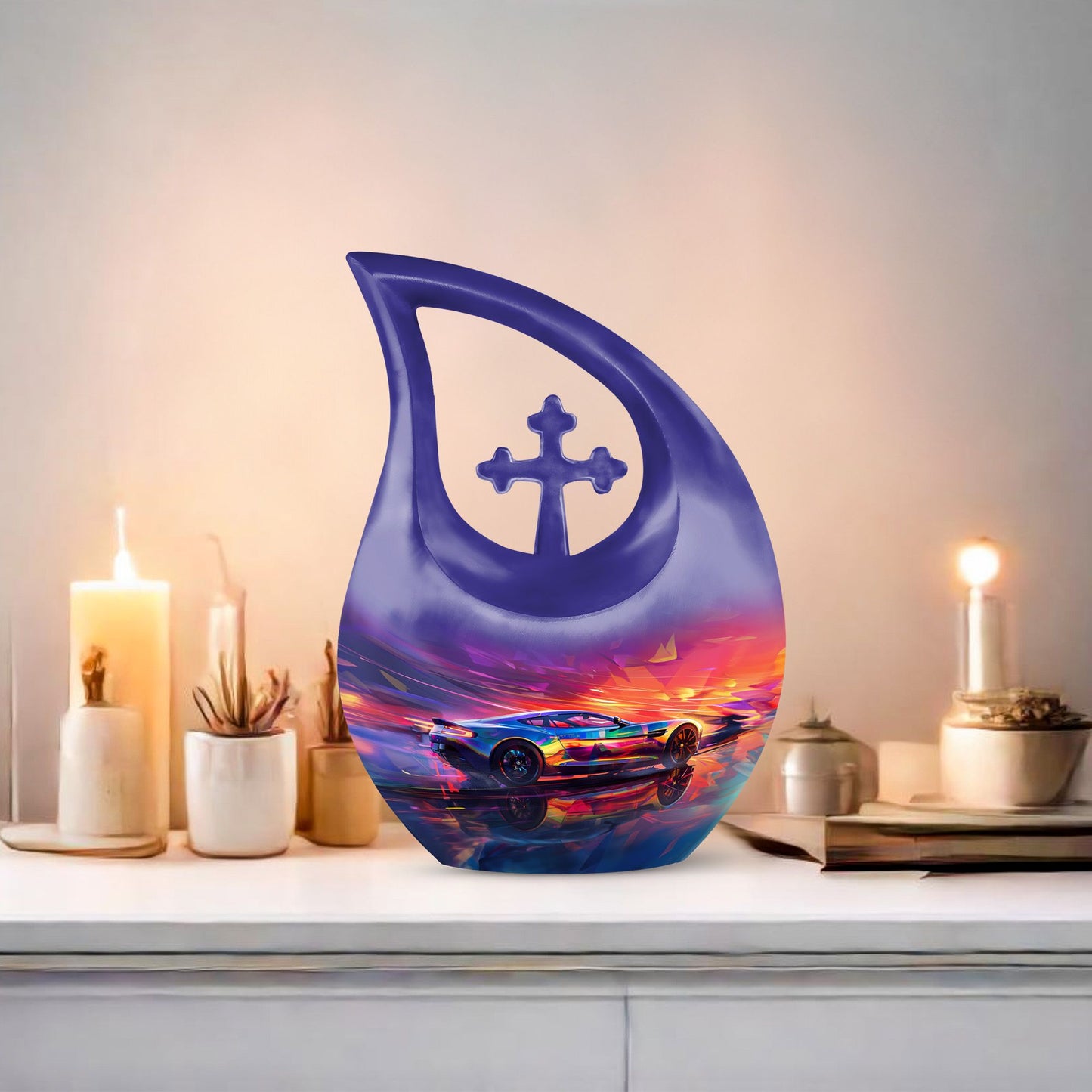 10 Inch Chromatic Speed Mirage Urn 