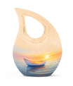 Sunset Boat Urn for Human Ashes - Boat Cremation Urns For Adults