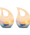 Sunset Boat Urn for Human Ashes - Boat Cremation Urns For Adults