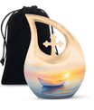 Sunset Boat Urn for Human Ashes - Boat Cremation Urns For Adults