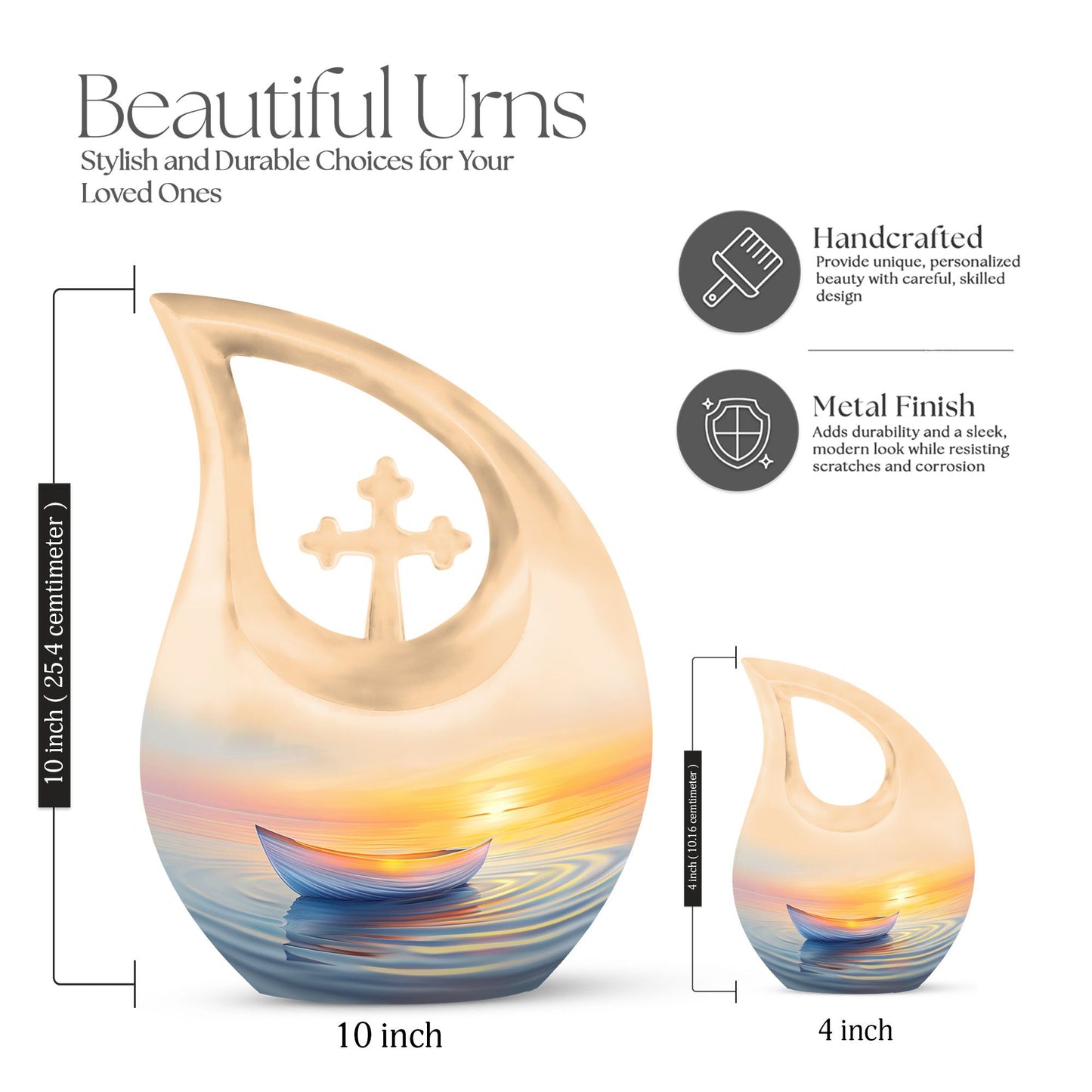 10-Inch Tranquil Serenity At Urn,