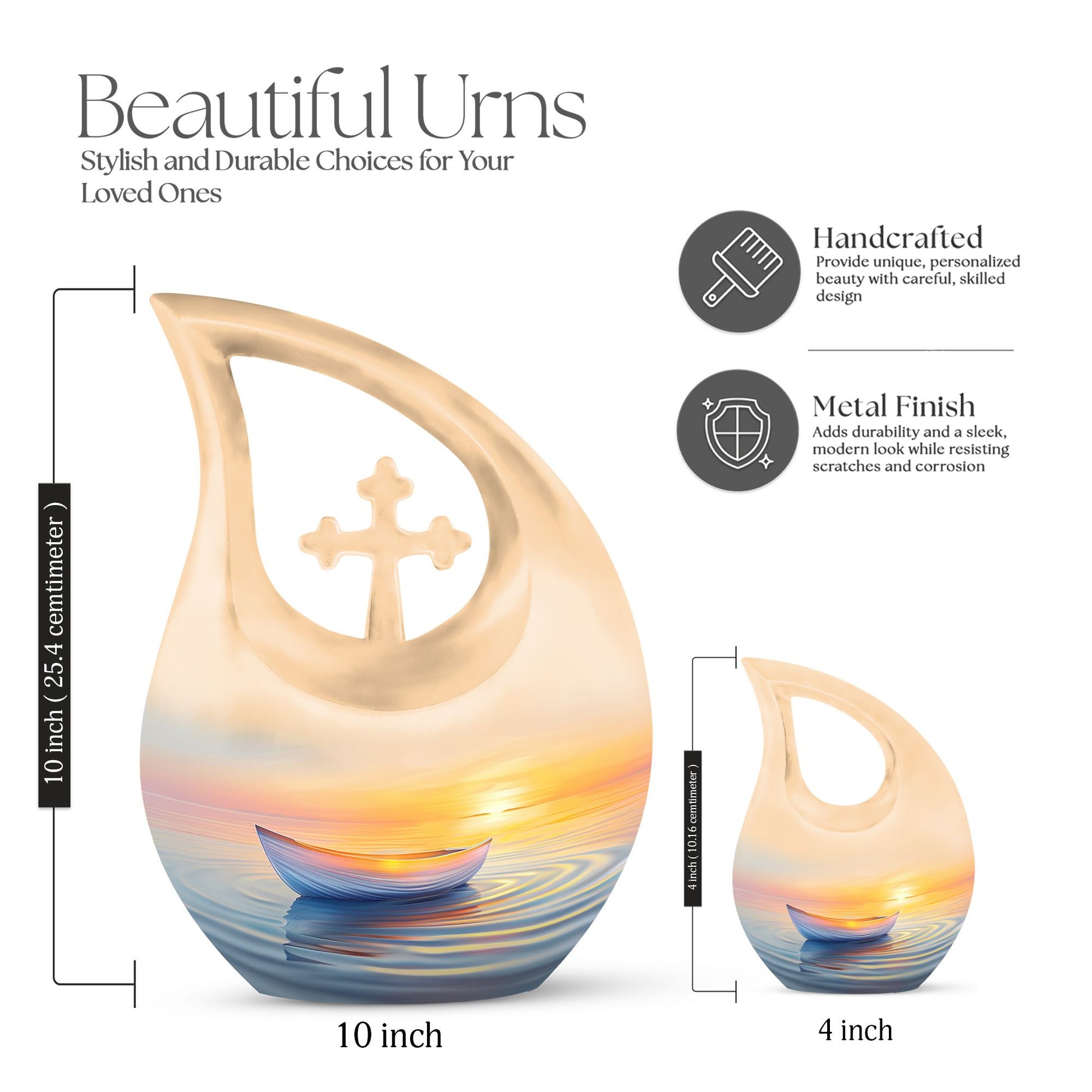 10-Inch Tranquil Serenity At Urn,