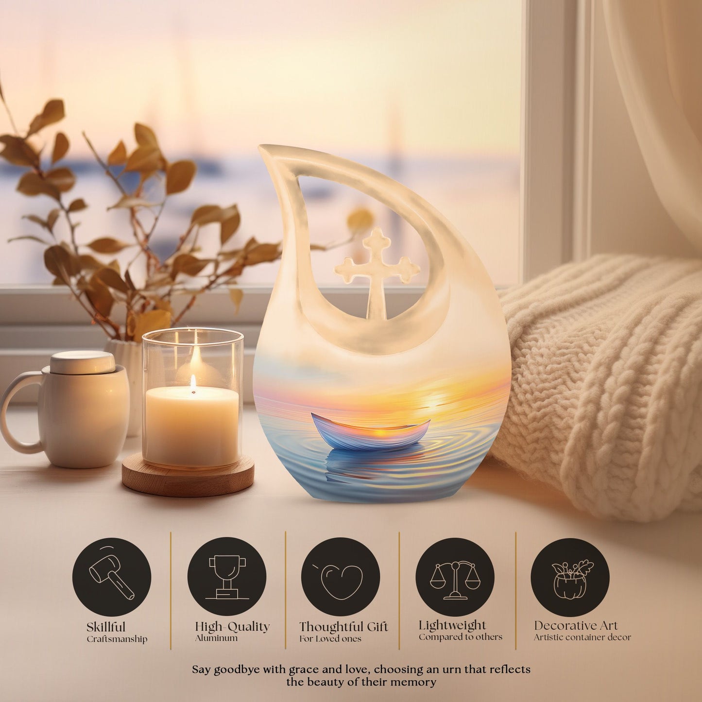 10-Inch Tranquil Serenity At Urn,