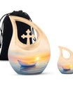 Sunset Boat Urn for Human Ashes - Boat Cremation Urns For Adults