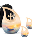 Sunset Boat Urn for Human Ashes - Boat Cremation Urns For Adults