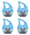 10-inch Cross Drop-designed Ethereal Canine Dreamscape urnengraving options