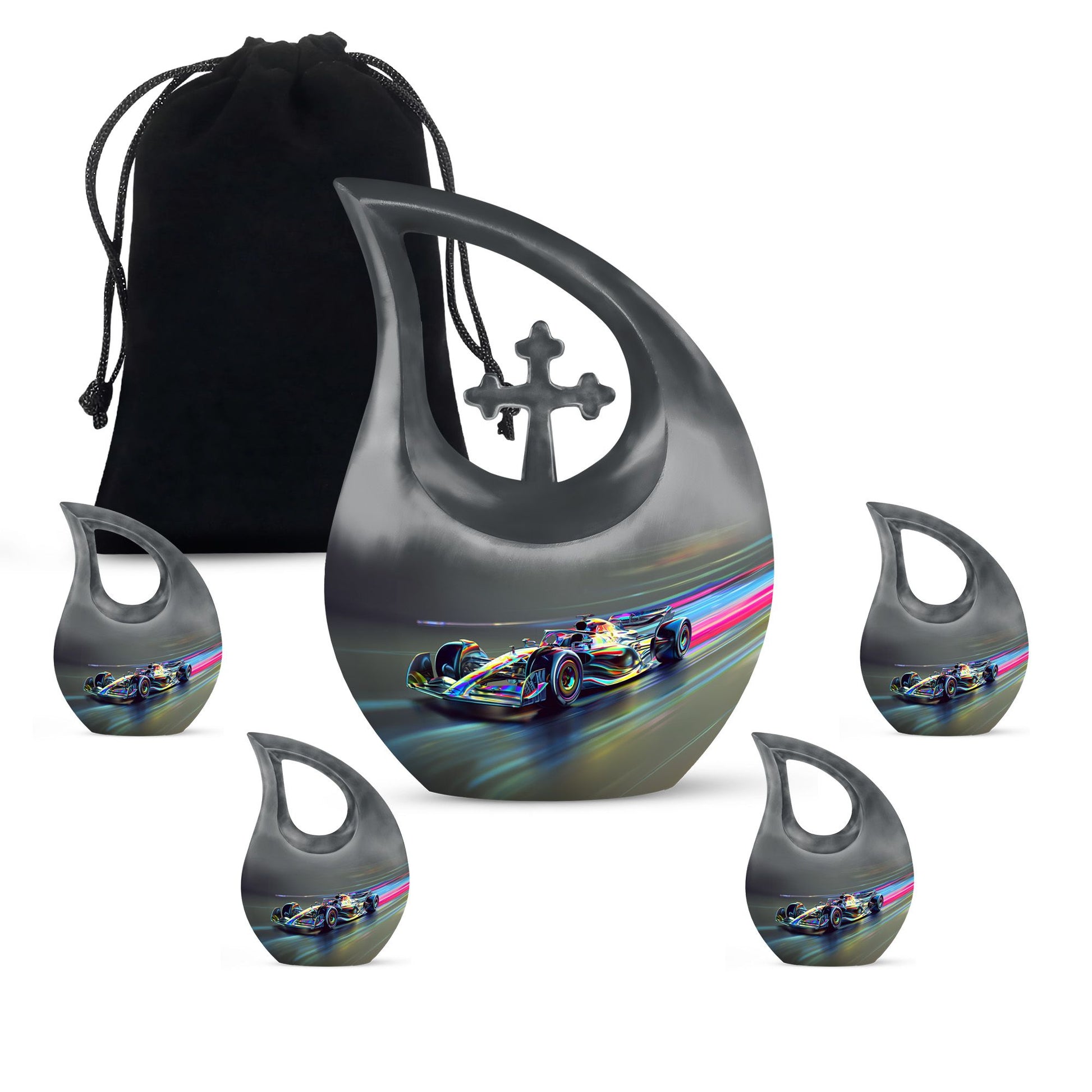 Racing Spirit Cremation Urns For Human Ashes - Car Urns For Adults