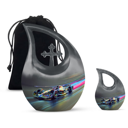 Personalized Car Cremation Urn for Adults - 10-inch, 200 cu in - Yatskia
