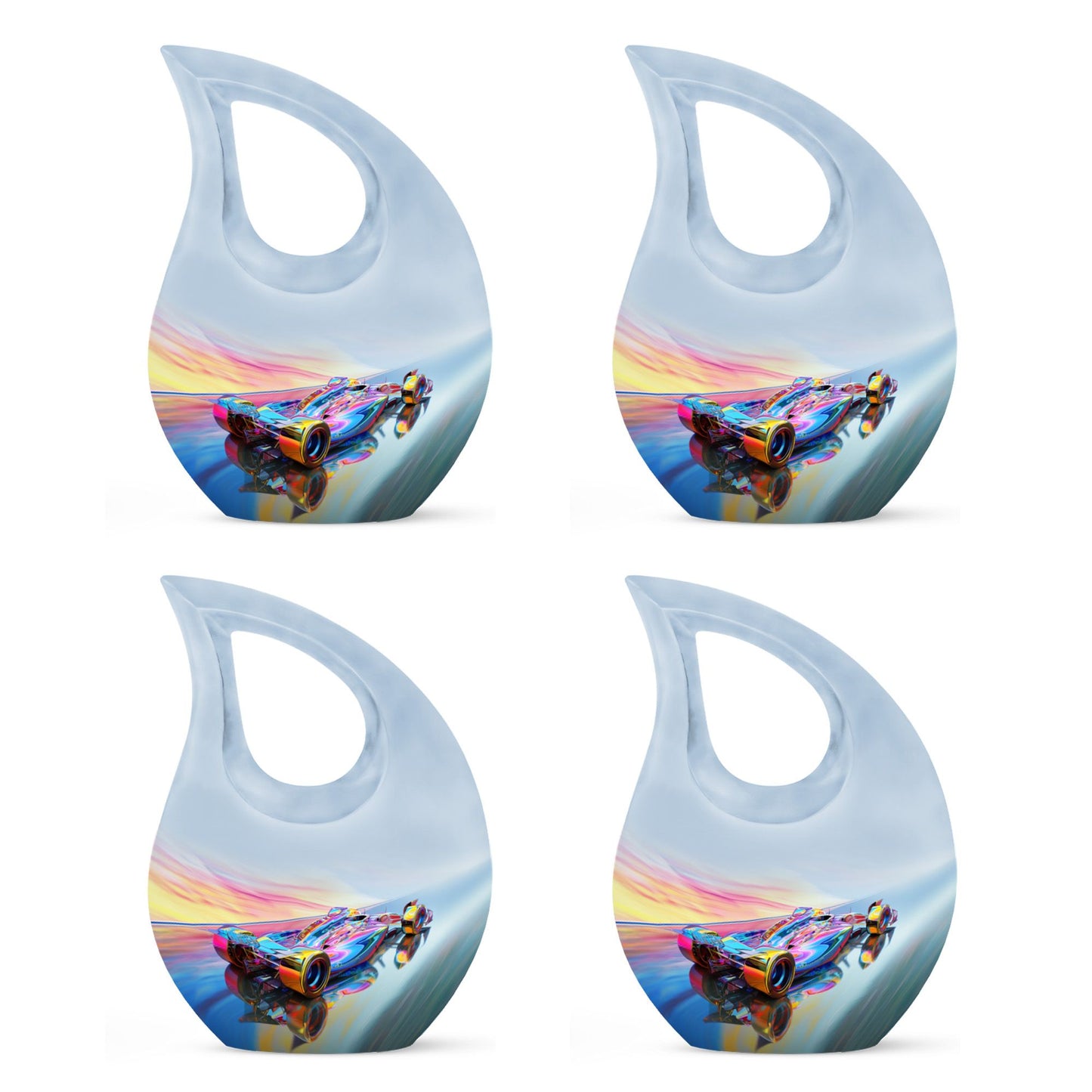 Personalized Car Cremation Urn for Adult - 10-inch, 200 cu in - Yatskia