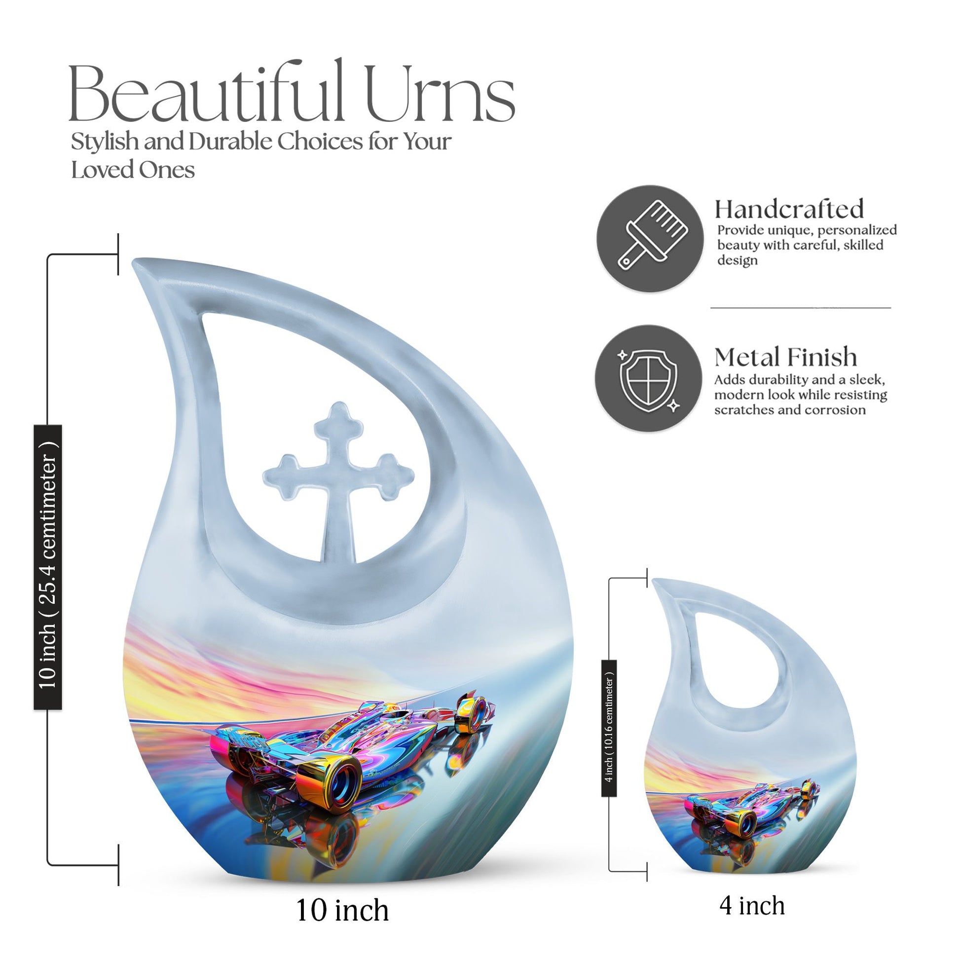 Prismatic Speed Illusion Urn