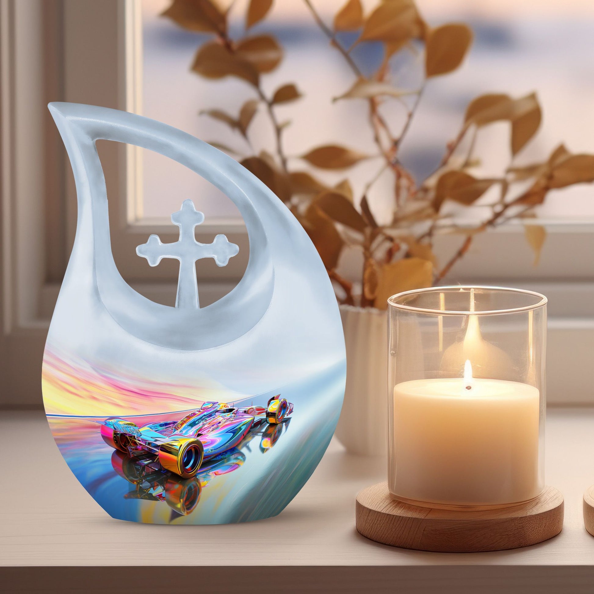 Prismatic Speed Illusion Urn