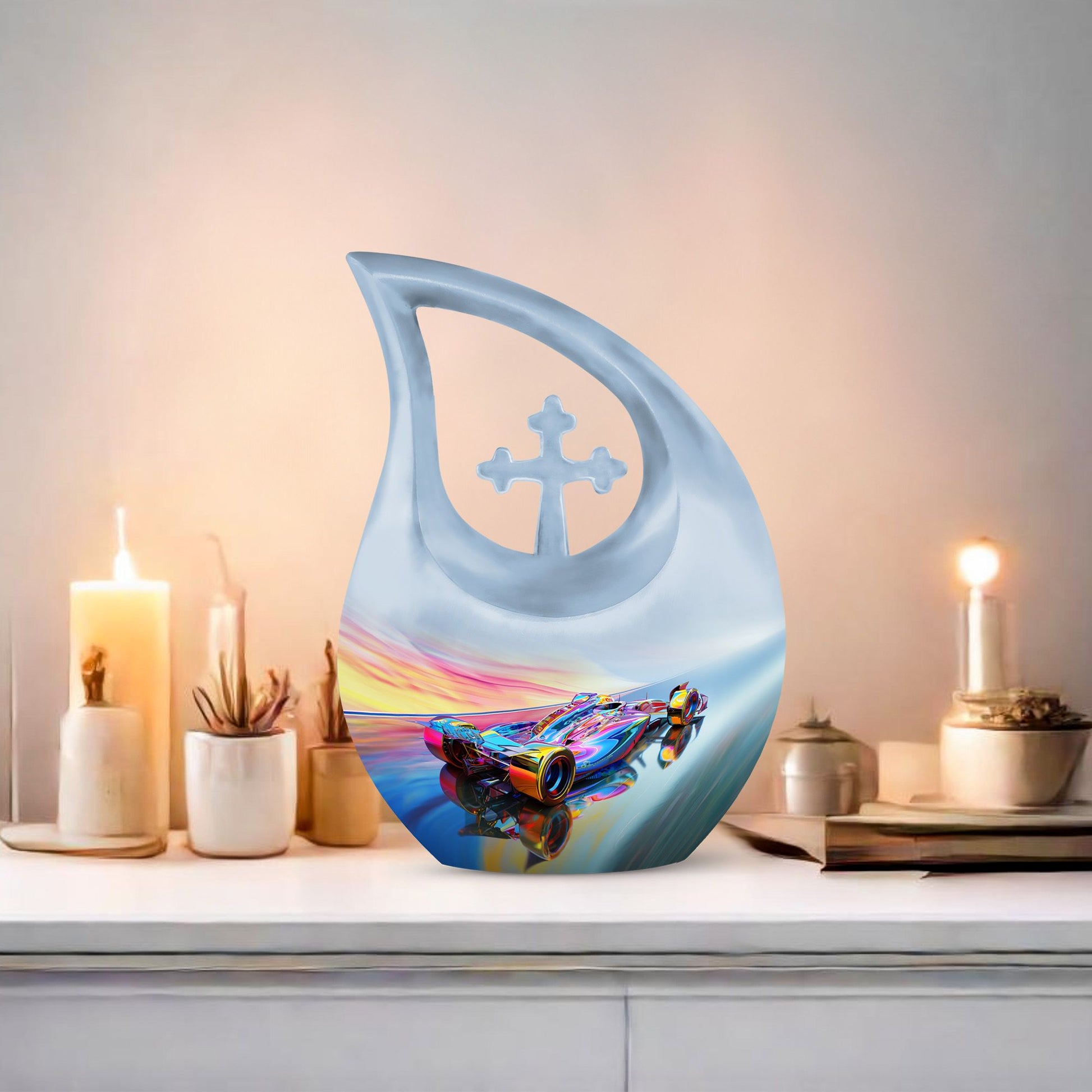 Prismatic Speed Illusion Urn