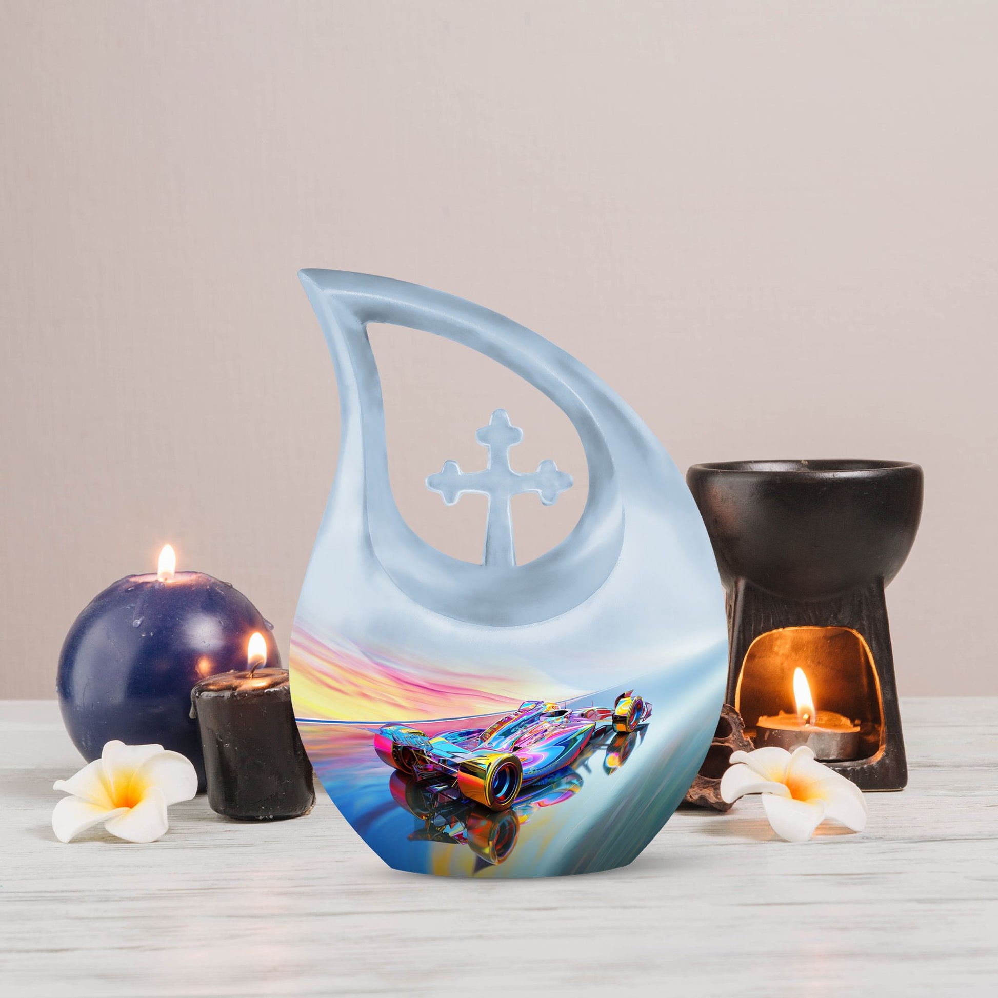 Prismatic Speed Illusion Urn