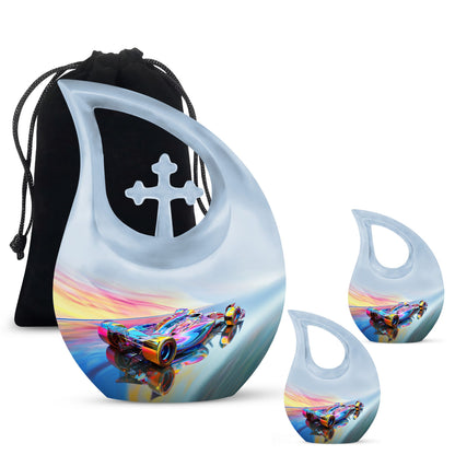 Personalized Car Cremation Urn for Adult - 10-inch, 200 cu in - Yatskia