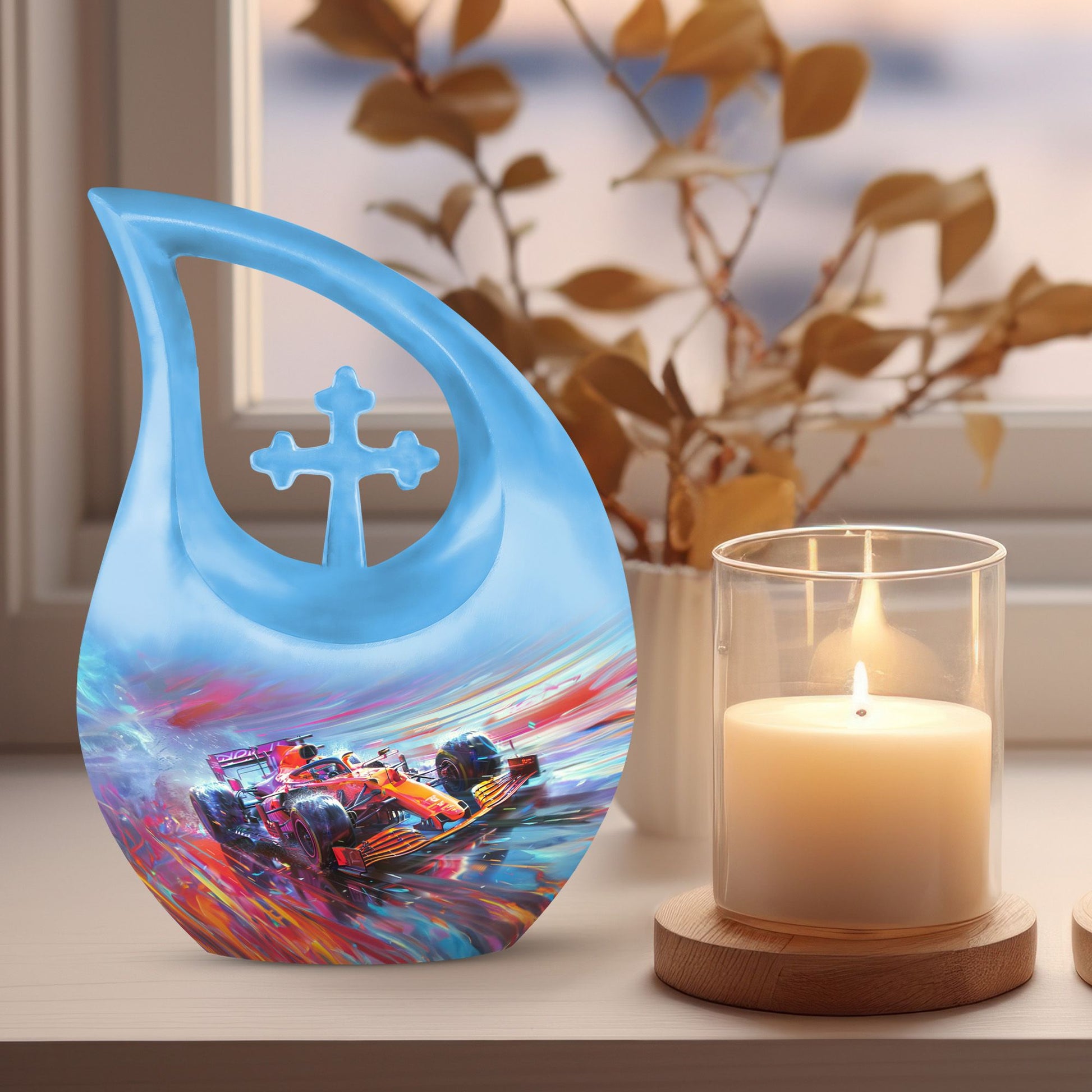 10-inch Hyperdrive Racing Chaos Memorial Urn