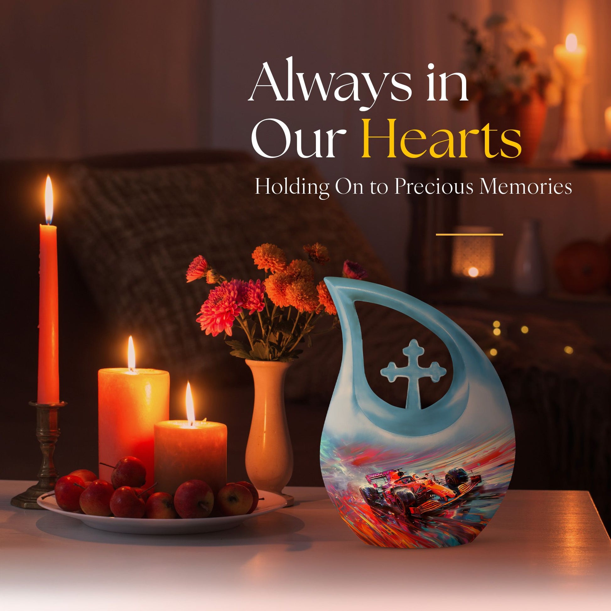 10-inch Hyperdrive Racing Chaos Memorial Urn