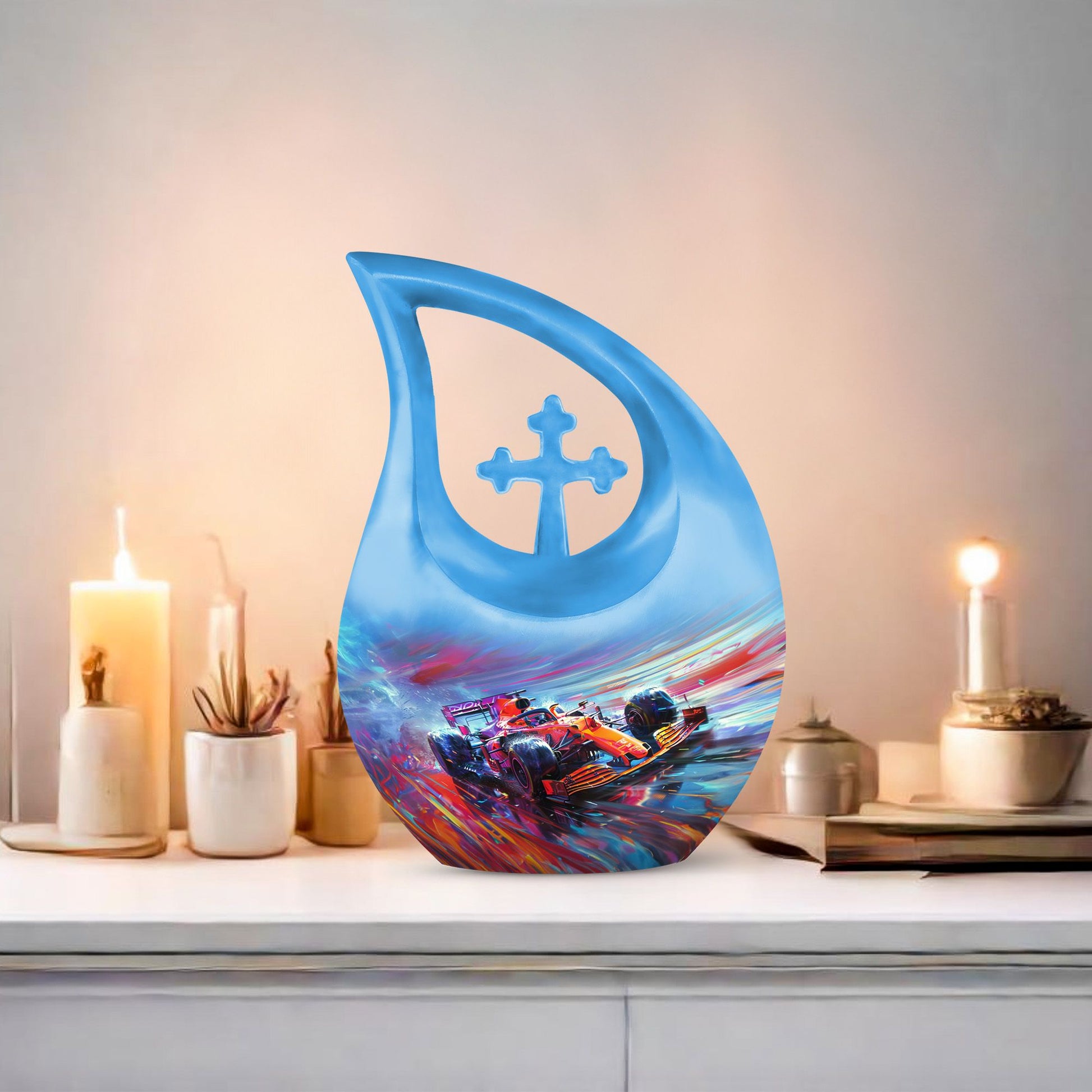 10-inch Hyperdrive Racing Chaos Memorial Urn