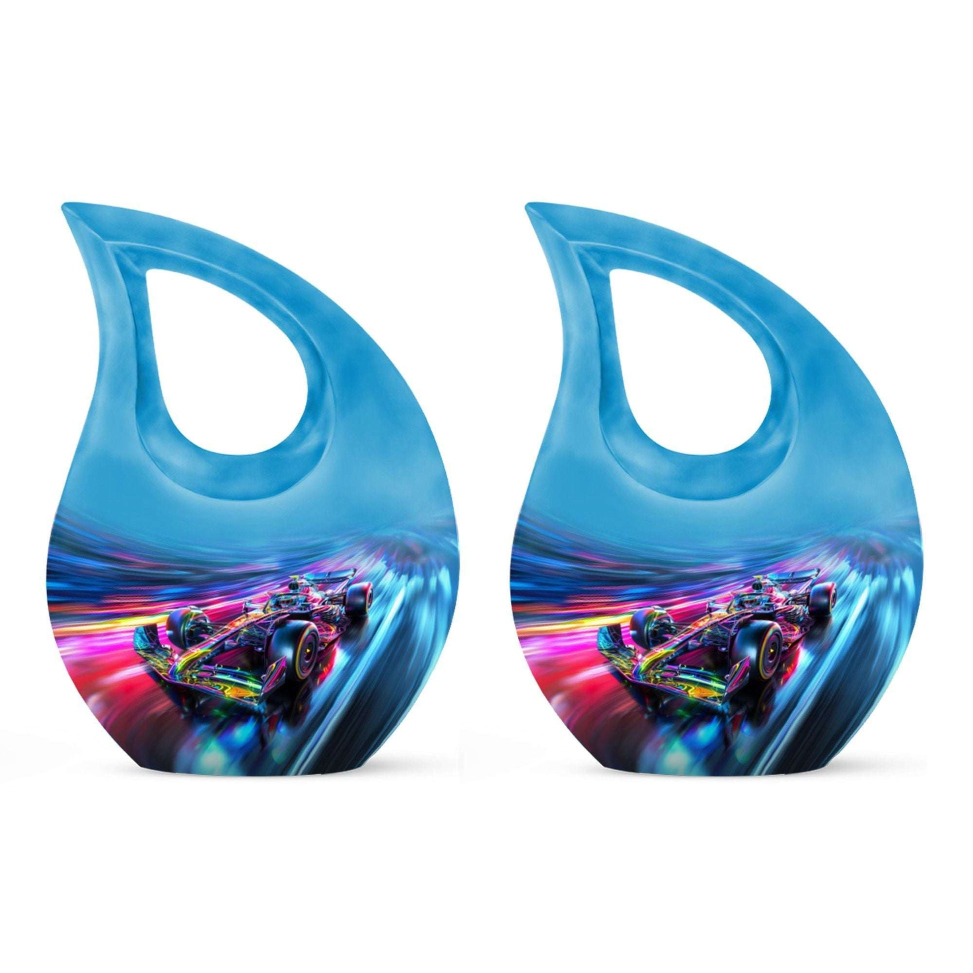 10-Inch Neon Warp Speed Cross Drop Urn, 