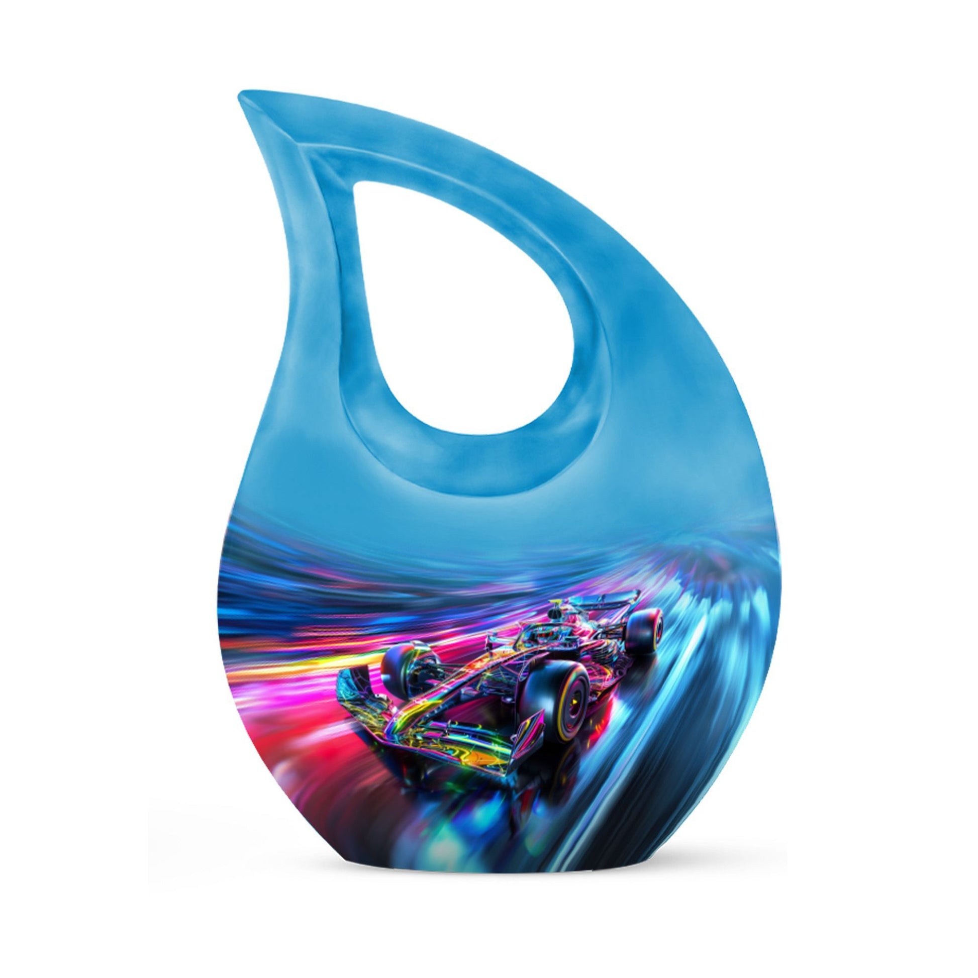 10-Inch Neon Warp Speed Cross Drop Urn, 