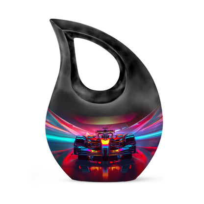 10-inch Luminous Velocity Tunnel Urn with Cross Drop 