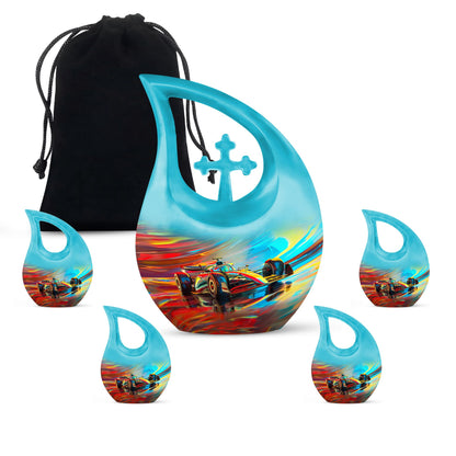 Personalized Car Cremation Urn for Human Ashes - 10-inch, 200 cu in - Yatskia